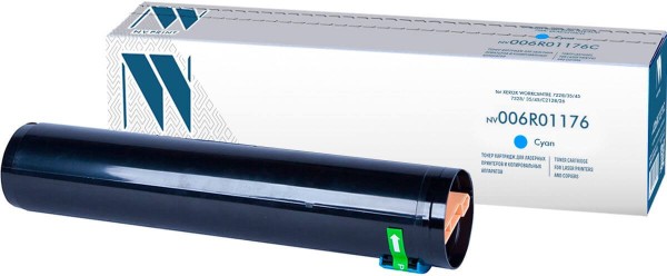 Картридж NVP совместимый Xerox 006R01176 Cyan для WorkCentre 7328/7335/7345/7346/Pro C2128/C2636/C3545 (16000k)