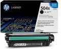 Картридж HP CE250X (504X) оригинальный для принтера HP Color LaserJet CM3530/ CM3530fs/ CP3525x/ CP3525n/ CP3525dn black, 10500 страниц