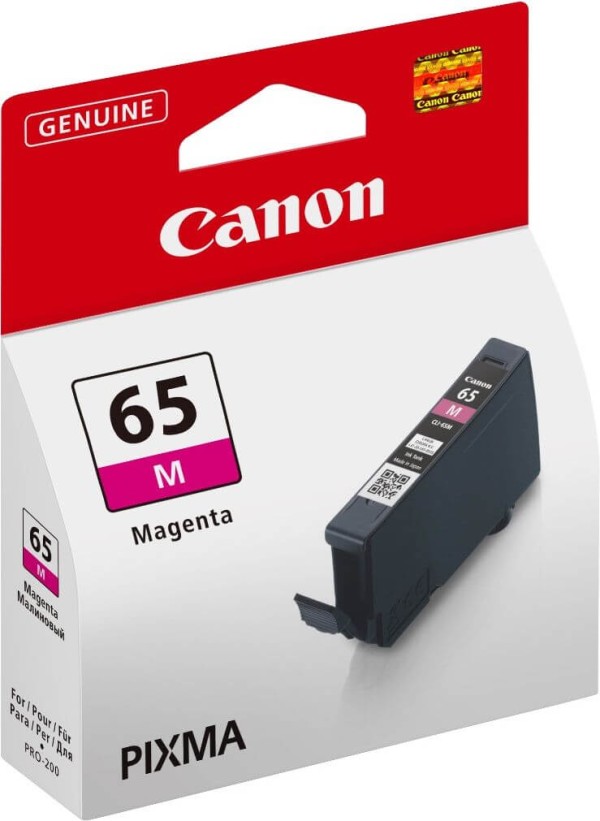 Картридж Canon CLI-65M 4217C001 оригинальный для принтера Canon PIXMA PRO-200, пурпурный, 12.6мл, 600 стр.