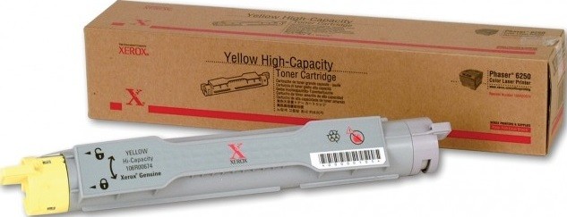 Картридж Xerox 106R00674 оригинальный для Xerox Phaser 6250, yellow, увеличенный, (8000 страниц)