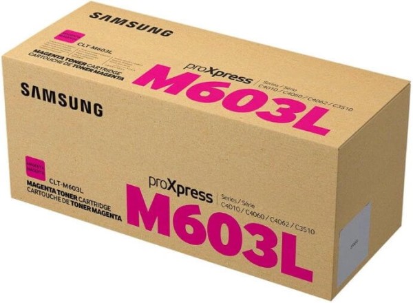 Картридж Samsung CLT-M603L (SV247A) оригинальный для Samsung ProXpress SL-C4010ND/ SL-C4060/ SL-C4062/ SL-C3510, пурпурный, 10000 стр.