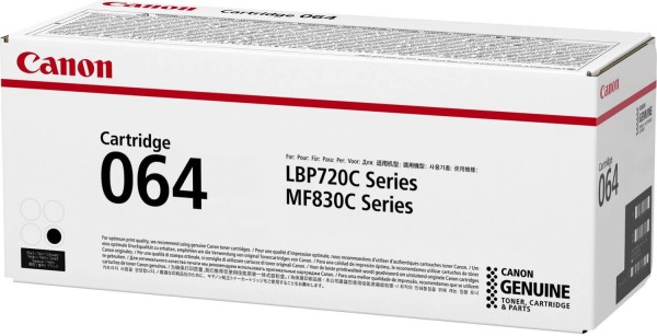 Картридж Canon 064Bk 4937C001 оригинальный для Canon i-SENSYS LBP720/ MF830 Series, чёрный, 6000 стр.