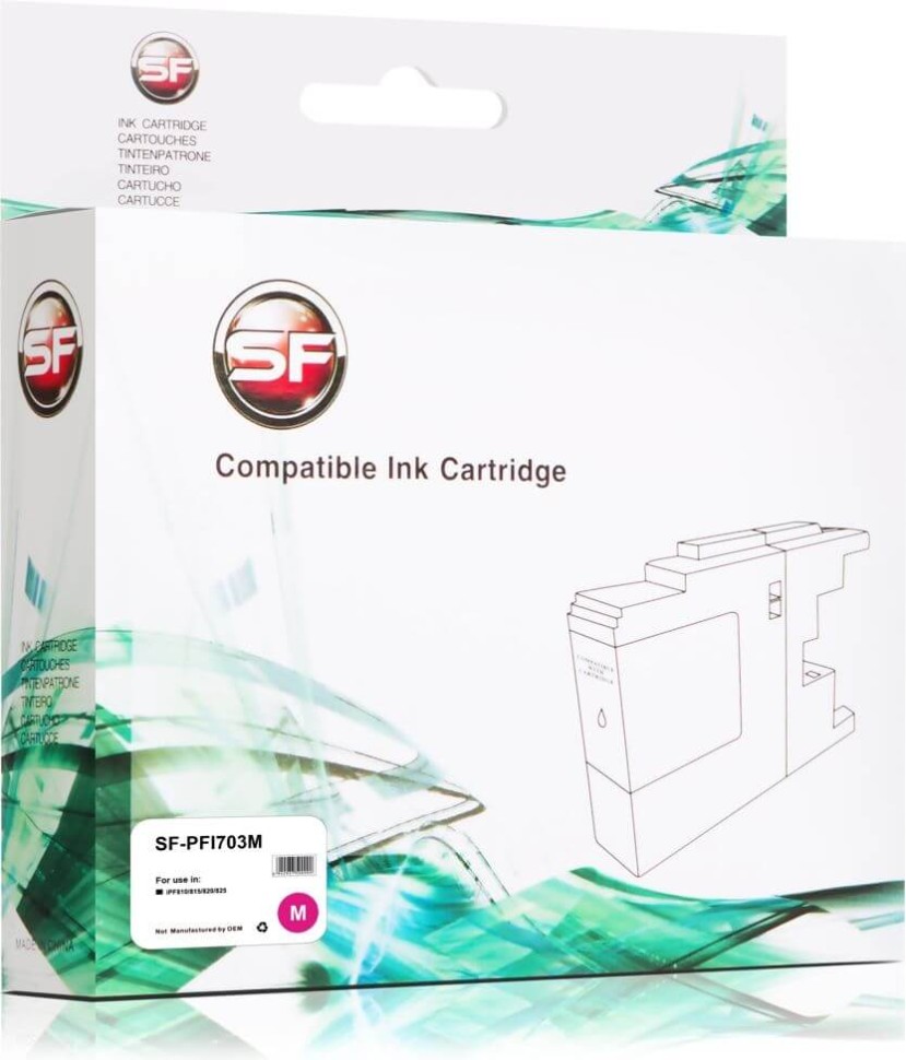 Картридж SuperFine совместимый PFI-703M для принтеров Canon IPF810/ 815/ 820/ 825 Magenta