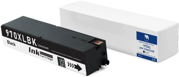Картридж NV Print №970XL (NV-CN625AE) Black для HP OfficeJet Pro X451/ X476/ X551/ X576, чёрный, увеличенный, 260 мл