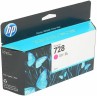 Картридж HP №728 (F9J66A) оригинальный для HP DesignJet T730/ T830, пурпурный, 130 мл.