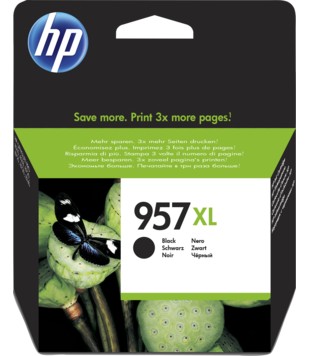 Картридж оригинальный HP 957XL (L0R40AE) для OJP 8710/ 8720/ 8730/ 8210, черный, 3000 стр.