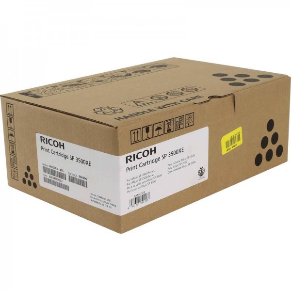 Картридж Ricoh SP 3500XE (407646) оригинальный для Ricoh Aficio SP3500N/ SP3510DN/ SP3500SF/ SP3510SF, 6400 стр.