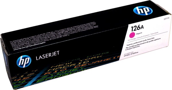Картридж HP CE313A (126A) оригинальный для принтера HP Color LaserJet CP1025/ CP1025nw/ M175nw/ M275 magenta, 1000 страниц