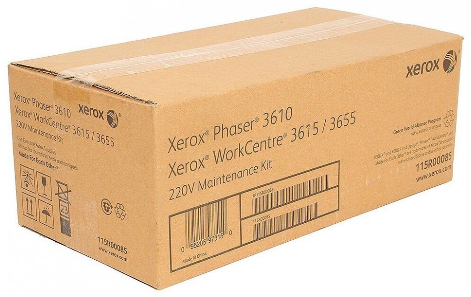 Ремкомплект Xerox 115R00085 Maintenance Kit оригинальный для принтера Xerox Phaser 3610, WorkCentre 3615/ 3655, 220V, 200 000 стр.