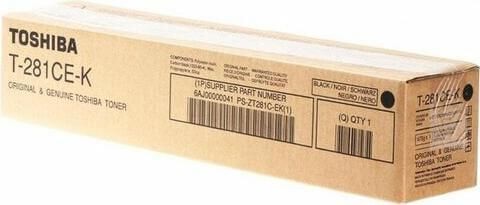 Картридж Toshiba T-281CE-K (6AJ00000041) оригинальный для Toshiba E-Studio 281C/ 351C/ 451C, чёрный, 27000 стр.