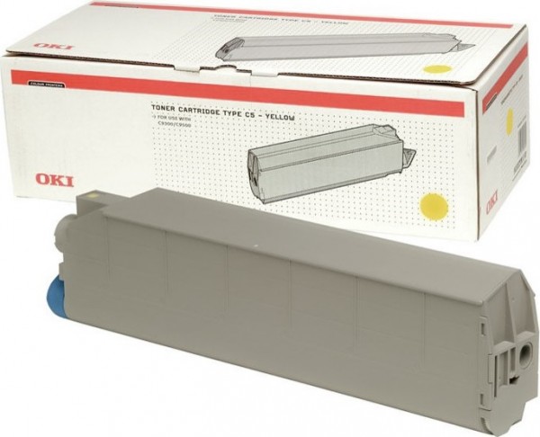 Картридж OKI (41963605/41963675) оригинальный для принтера OKI C9300/ C9500, желтый, 15000 стр.