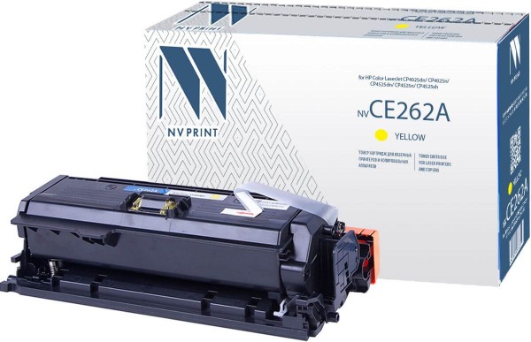 Картридж NV Print CE262A Yellow для принтеров HP LJ Color CP4025/ 4525 (11000k)