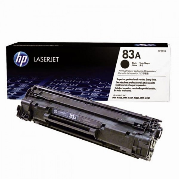 Картридж HP CF283A (83A) оригинальный для принтера HP LaserJet Pro M201/ MFP M225/ MFP M125/ MFP M127 black, 1500 страниц