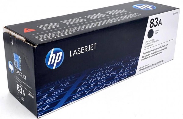Картридж HP CF283A (83A) оригинальный для HP LaserJet Pro M201/ MFP M225/ MFP M125/ MFP M127, чёрный, 1500 страниц