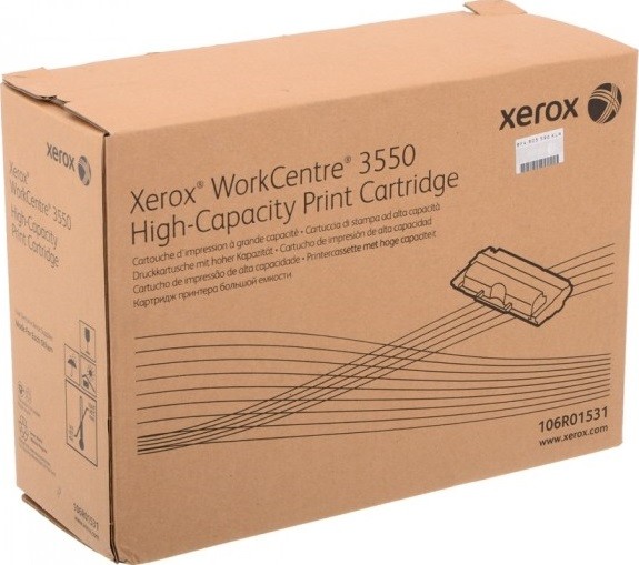 Картридж Xerox 106R01531 для Xerox RX WC print-cart 3550 black оригинальный увеличенный (11000 страниц)