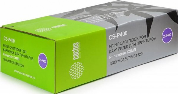KX-FAT400A Картридж Cactus CS-P400 для Panasonic KXMB1500/MB1507/MB1520 черный (1 800 стр.)