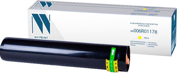 Картридж NVP совместимый Xerox 006R01178 Yellow для WorkCentre 7328/7335/7345/7346/Pro C2128/C2636/C3545 (16000k)