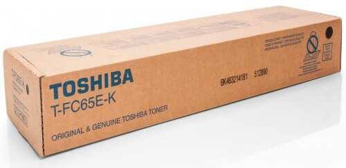 Тонер-картридж TOSHIBA T-FC65E-K (6AK00000181) оригинальный для Toshiba E-Studio 5540C/ 6540C/ 6550C, чёрный, 77400 стр.