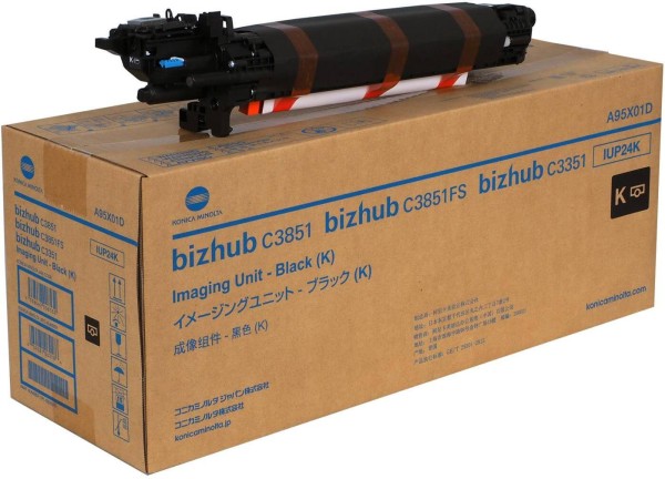 Фотобарабан Konica-Minolta UP-24K/ IUP24K/ A95X01D оригинальный для принтера Konica-Minolta bizhub C3351/ C3851/ C3851FS, чёрный, 60000 стр.