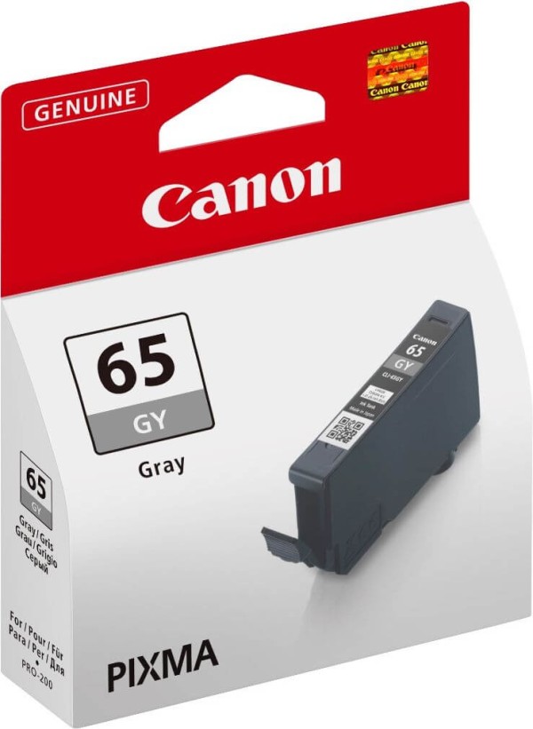 Картридж Canon CLI-65GY 4219C001 оригинальный для принтера Canon PIXMA PRO-200, серый, 12.6мл, 600 стр.