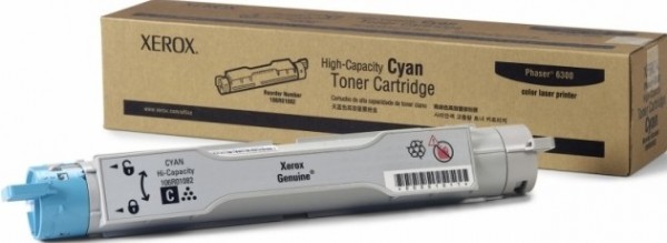 Картридж Xerox 106R01082 оригинальный для Xerox Phaser 6300, cyan, увеличенный (7000 страниц)
