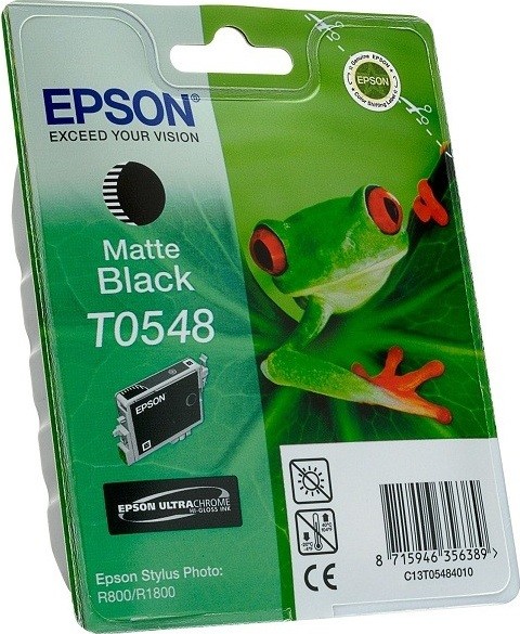 C13T05484010 Картридж Epson T0548 для Stylus Photo R800 (матовый черный-matte black) (cons ink)