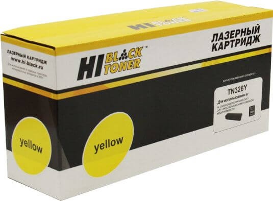 Картридж Hi-Black (HB-TN-326Y) для Brother HL-L8250CDN/ 8350CDW/ 8350CDWT, Y, 3,5K