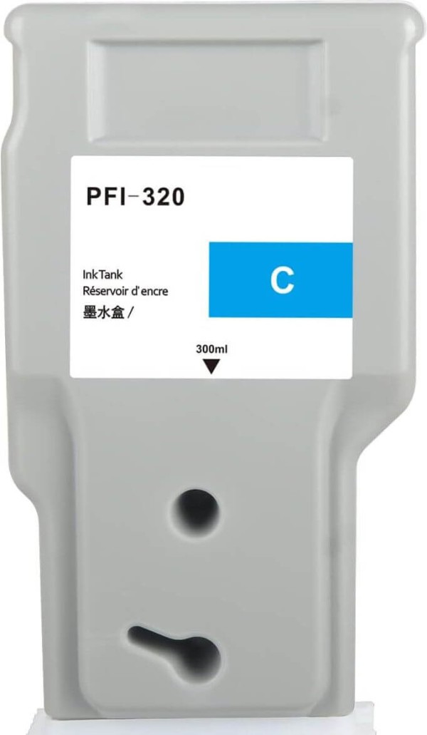 Картридж NV Print PFI-320C (NV-2891C001) Cyan для Canon imagePROGRAF TM-200/ TM-205/ TM-255/ TM-300/ TM-305, голубой, 300 мл