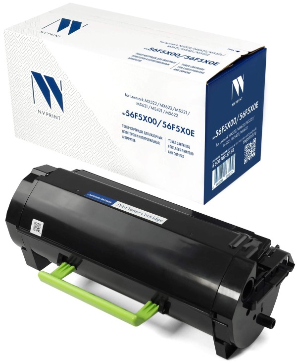 Картридж NV Print 56F5X00/56F5X0E (NV-56F5X00/56F5X0E) для Lexmark MX622/ MX521/ MX421/ MX321/ MS622/ MS621/ MS521/ MS421/ MS321, чёрный, увеличенный, 20000 стр.