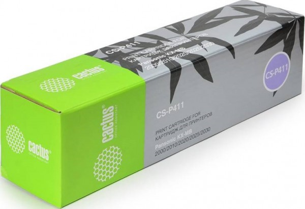 FAT411A Картридж Cactus CS-P411 для Panasonic KXMB1900/MB2000/MB2010/MB2020/MB2025/MB2030/MB2051/MB2061 черный (2 000 стр.)