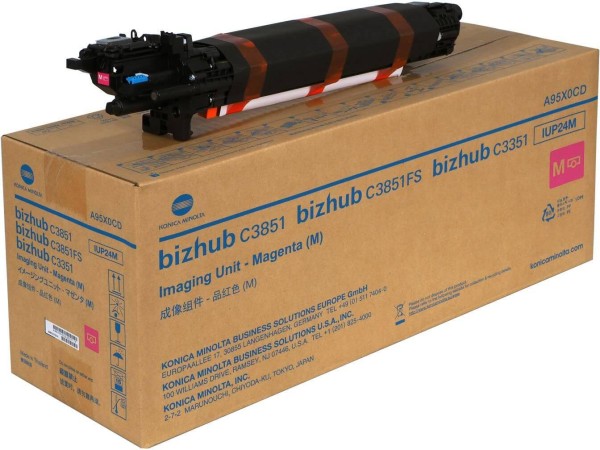 Фотобарабан Konica-Minolta UP-24M/ IUP24M/ A95X0CD оригинальный для принтера Konica-Minolta bizhub C3351/ C3851/ C3851FS, пурпурный, 50000 стр.