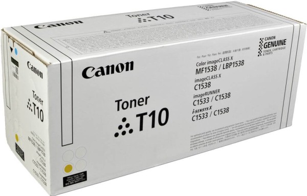Картридж Canon T10Y 4563C001 Yellow оригинальный для Canon imageRUNNER C1533/ C1538, жёлтый, 10000 стр.