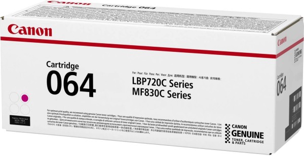 Картридж Canon 064M 4933C001 оригинальный для Canon i-SENSYS LBP720/ MF830 Series, пурпурный, 5000 стр.