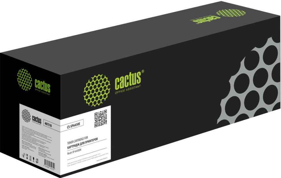 Картридж Cactus SP 6430E 407510 (CS-SP6430E) для Ricoh Aficio SP 6430DN, 10000 стр.