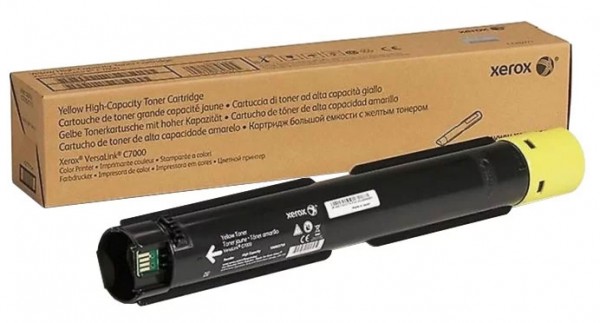 Картридж Xerox 106R03766 оригинальный для Xerox VersaLink C7000, yellow, увеличенный (10 100 страниц)