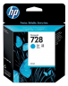 Картридж HP №728 (F9J63A) оригинальный для HP DesignJet T730/ T830, голубой, 40 мл.