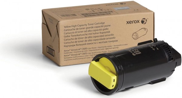 Картридж Xerox 106R03914 оригинальный для принтера Xerox VersaLink C600/ C605, yellow, увеличенный (10 100 стр.)