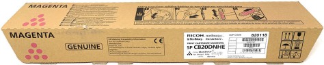 Картридж Ricoh SP C820DNHE (820118/821060) оригинальный для Ricoh Aficio SP C820DN/ C821DN, пурпурный, 15000 стр.