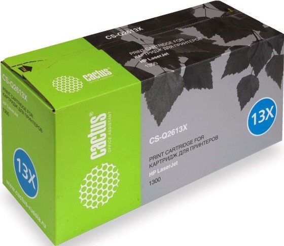 Картридж Cactus Q2613X для принтеров HP LJ 1300/ 1300N, черный 4к