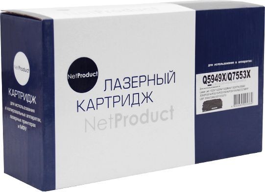 Картридж NetProduct (N-Q5949X/Q7553X) для HP LJ P2015/ 1320/ 3390/ 3392, Универсальный, 7K