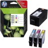 Набор картриджей HP X4E14AE (C2P23AE + C2P24AE + C2P25AE + C2P26AE) CMYK Multipack оригинальный для HP Officejet Pro 6230/ 6830, 4 цвета (чёрный-1000 стр./ цветные-825 стр.)