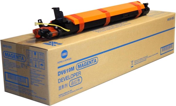 Блок проявки Konica-Minolta DV619M/ DV-619M (A9C80ED) оригинальный для Konica-Minolta bizhub C458/ С558/ С658, пурпурный, 600 000 стр.