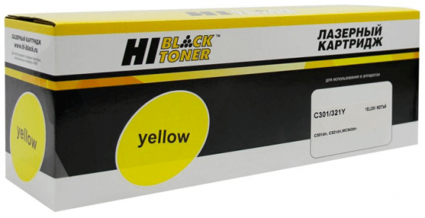 Картридж Hi-Black (HB-44973541) для OKI C301DN/ C321DN/ C310DN/ C330DN/ MC351DN, Y, 1,5K
