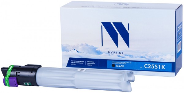 Тонер-картридж NVP совместимый Ricoh Aficio MP C2551 Black для MP C2031/C2051/C2051AD/C2501/C2531/C2551/C2551AD (10000k)