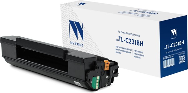 Картридж NV Print TL-C2318H (NV-TL-C2318H) для Pantum BP1800/ BP1800W/ BM1800/ BM1800W, увеличенный, 1600 стр.