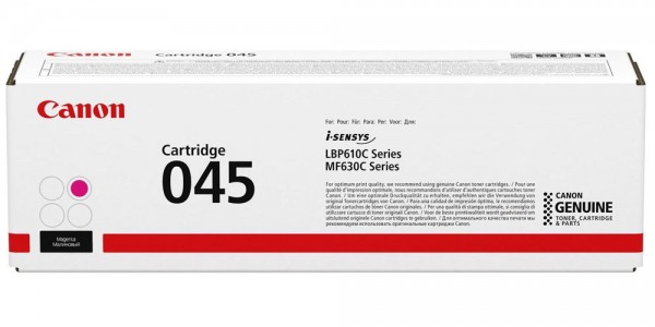 Картридж Canon 045M (1240C002) оригинальный для Canon  i-SENSYS LBP611Cn / LBP613Cdw, magenta, 1300 страниц