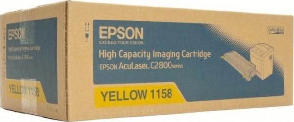 C13S051158 оригинальный картридж Epson для принтера Epson С2800N AcuLaser большой, yellow 