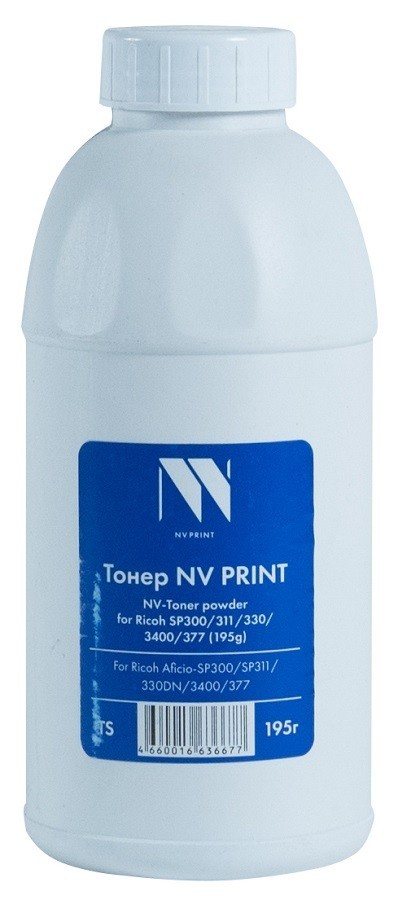 Тонер NV Print для принтеров Ricoh SP300/ 311/ 330/ 3400/ 377, 195г