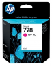 Картридж HP №728 (F9J62A) оригинальный для HP DesignJet T730/ T830, пурпурный, 40 мл.