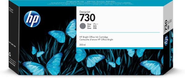 Картридж HP 730 (P2V72A) оригинальный для HP DesignJet T1700, серый, 300 мл.